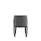 Manhattan Comfort Gansevoort Faux Leather Dining Armchair in Pebble Grey DC051AR-PE - alternate 7